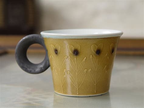 stoneware ceramic cup unique pottery coffee cup espresso cup danko