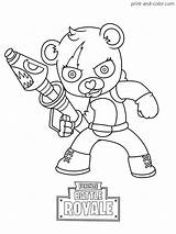 Fortnite Coloring Pages Color Print Kids Printable Mini Colouring Cuddle Boys Book Battle Royale Dire Cartoon Characters Drawings Bear Teamleader sketch template
