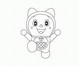 Doraemon Dorami Pages Coloring Shizuka Nobita Suneo Friends Colouring Jayen Character sketch template