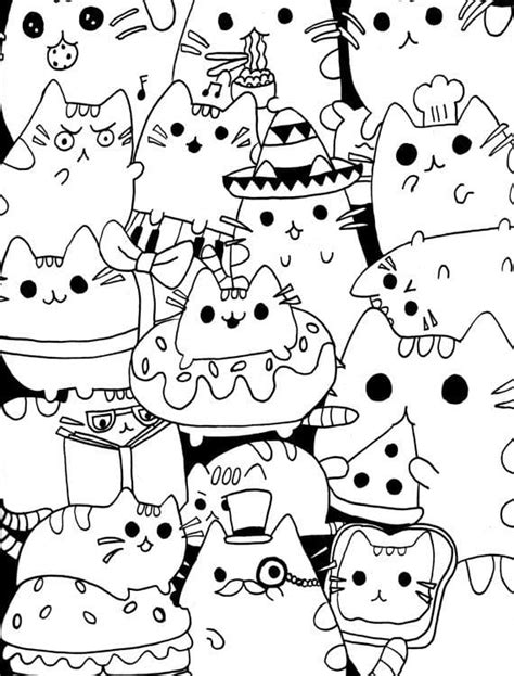 sushi pusheen coloring pages  book  purchased  amazoncom