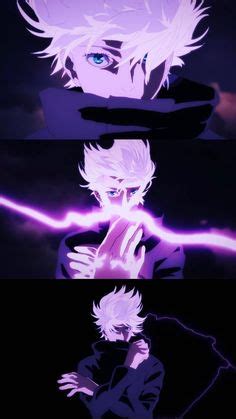 gojo satoru hollow purple   jujutsu anime