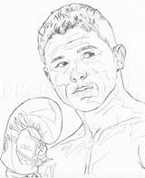 Canelo Alvarez Saul Dragoart sketch template