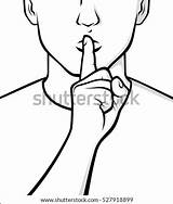 Silence Please Sign Vector Shutterstock Pic Stock Quiet Search Illustration Background Royalty Vectors sketch template