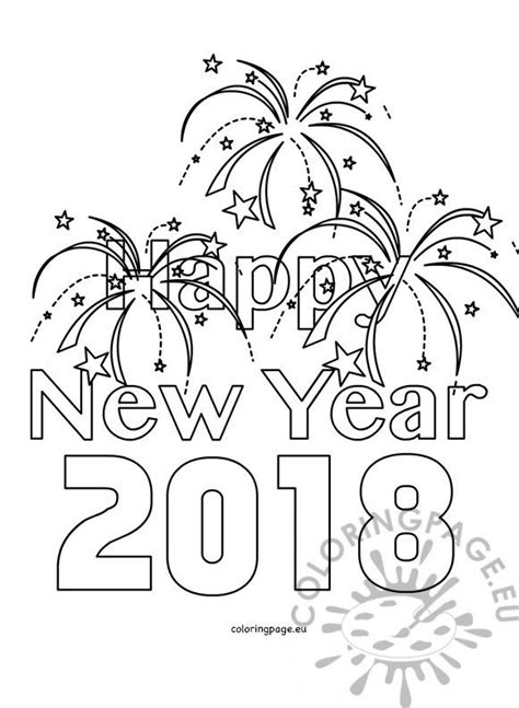 happy  year  kids coloring coloring page