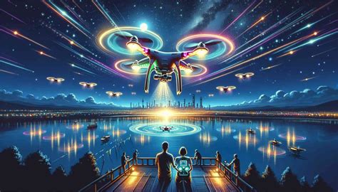 recreational drones fly  night