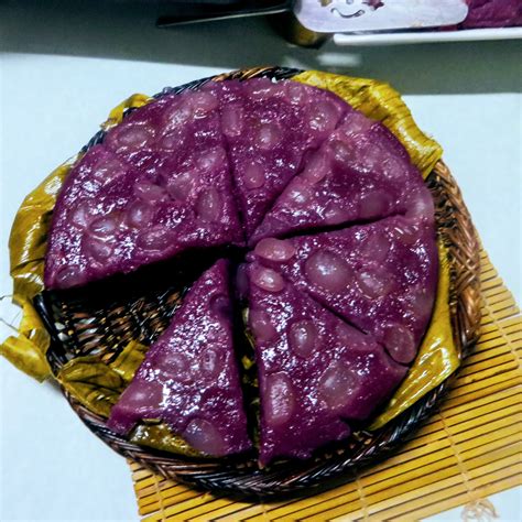 luweeh kitchen ube cassava cake recipe steamed