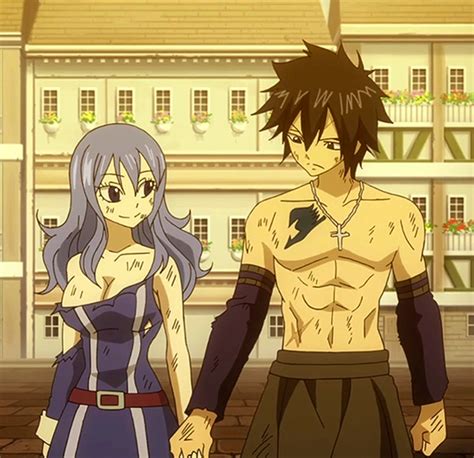 Image Gray And Juvia Holding Hands Png Fairy Tail