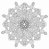 Mandala Mandalas Coloriage Adulte Colorare Erwachsene Adultos Ete Coloriages Adultes Colorier Antistress Hindu Malbuch Fleurs Adulti Blumen Vegetation Gratuitement Nuit sketch template