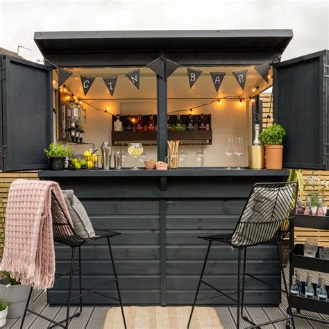 garden bar ideas  bring  party   outdoor space ideal home