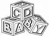 Blocks Baby Clipart Coloring Abc Drawing Pages Block Clip Simple Rectangle Printable Drawings Preschool Paintingvalley Webstockreview Choose Board sketch template
