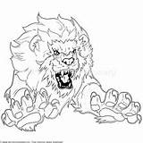 Coloring Pages Lion Leaping Taki Template Outward Getcoloringpages sketch template