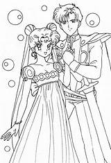Coloring Pages Wedding Princess Anime Moon Sailor Serenity Prince Kids Endymion Sailormoon Bestcoloringpagesforkids Visit Manga Girl Choose Board Bubakids Print sketch template