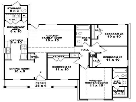 awesome  bedroom house plans  story  home plans design