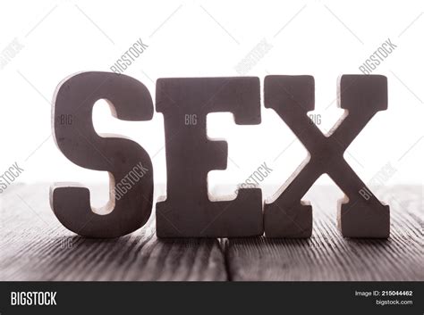 Word Sex Wooden Image And Photo Free Trial Bigstock