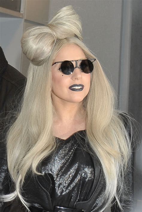 lady gaga revives the blonde hair bow in japan photos huffpost
