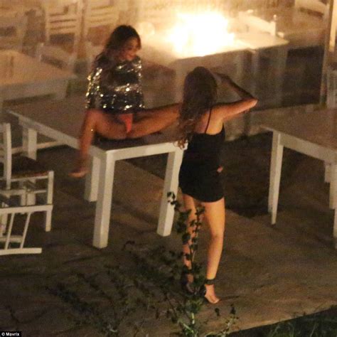 nicole scherzinger flashes her knickers while twerking with pajtim kasami daily mail online