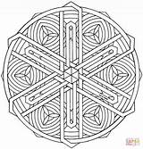 Mandala Coloring Celtic Pages Mandalas Knot Adult Color Book Father Printable Knots Fathers Popular sketch template