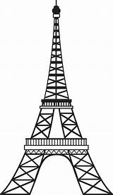Tower Eiffel Drawing Paris sketch template