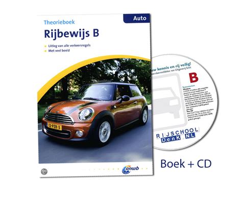 rijbewijs  theorieboek cd rom anwb