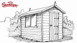 Draw Sheds sketch template