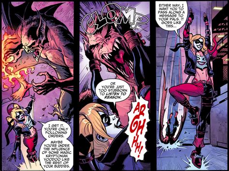 Harley Quinn Vs Man Bat Injustice Gods Among Us