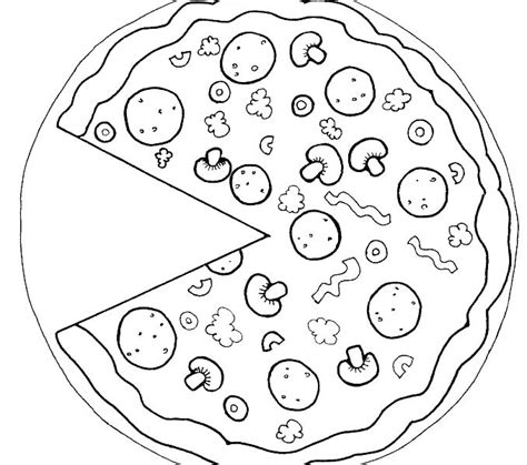 pizza slice coloring page  getcoloringscom  printable
