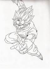 Vegito Super Coloring Pages Lineart Dragon Ball Deviantart Drawings Find sketch template