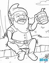 Hellokids Coloring Pages Dwarf Celebrating sketch template