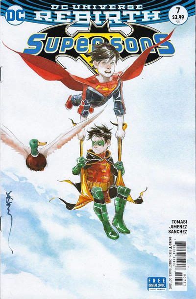 super sons 2017 7 variant dustin nguyen superman artwork