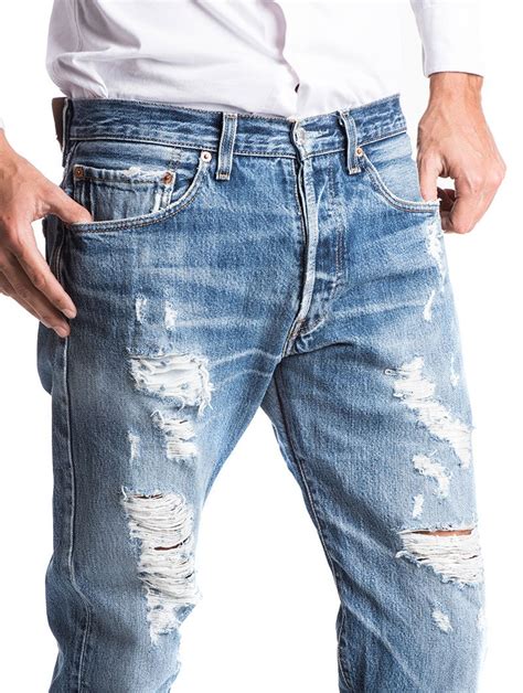 Men S Clothing Vintage Levi S 501 Distressed Jeans