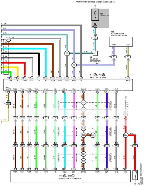 lexus es radio wiring diagram