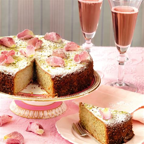 Pistachio And Rose Water Cake Woman And Home