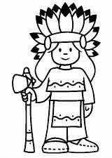 Coloriage Indien Coloring Pages Indians Printable Maternelle Thanksgiving Fille Native American Personnage Imprimer Petite Dessin Indienne Sheets Coloriages Preschool Crafts sketch template