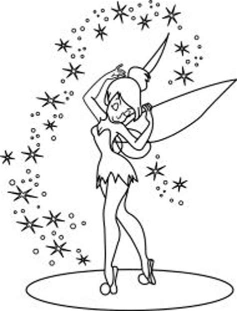 tinkerbell coloring pages  coloring kids