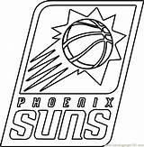 Suns Phoenix Coloring Nba Pages Color Printable Sports Coloringpages101 Online Pdf Kids sketch template