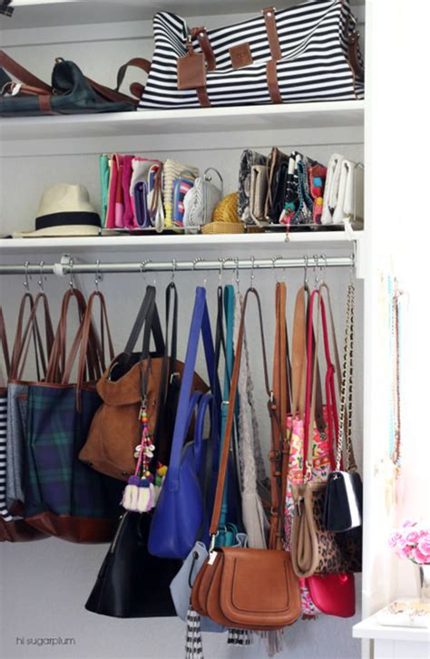 purse storage options  buy  diy apartment therapy