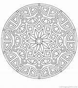 Mandala Mandalas Coloriage Algemeen Estrella Malvorlage Ausmalbilder Uitprinten Vriend Coloringpagesfun Dibujalandia Stimmen Adult Talisman Colorier Stemmen sketch template