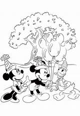 Coloring Mickey Disney Minnie Mouse Donald Pages Sheets Choose Board sketch template