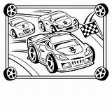 Race Coloring Car Printable Clipart Color Library sketch template