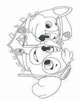Paw Patrol Coloring Pages Everest sketch template