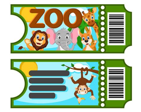 zoo ticket illustrations royalty  vector graphics clip art istock