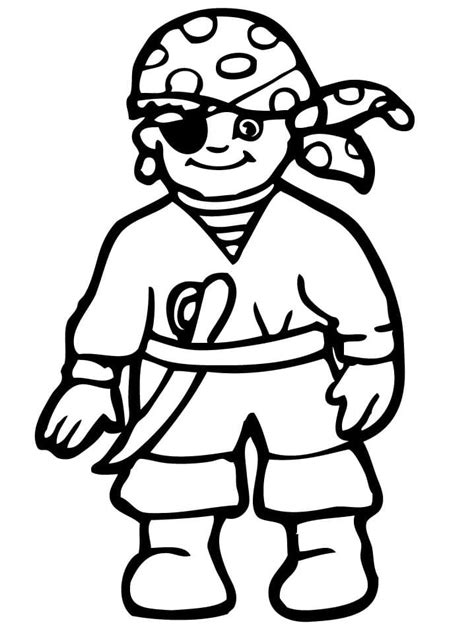 pirate boy coloring page  print  color