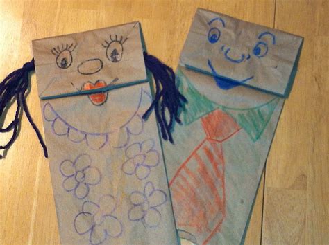 stinkeepants paper bag puppets