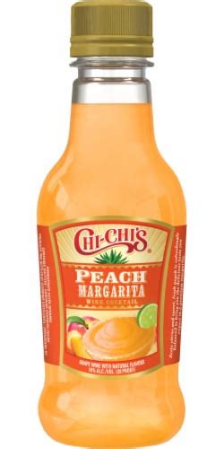 Chi Chi S Peach Margarita Ready To Drink Cocktail Single Bottle 187 Ml