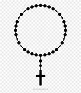 Rosary Pinclipart sketch template