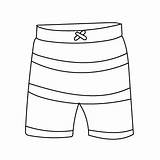 Swimming Coloring Bathing Suit Trunks Pages Template Swimsuit Boy Clothes Do2learn Sketch Girl Sheets Search Picturecards sketch template