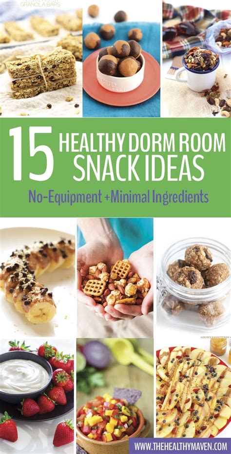 Healthy Dorm Room Snack Ideas The Healthy Maven