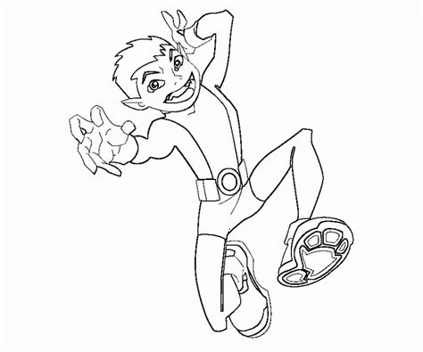 coloring pages  beast boy teen titans  coloring home