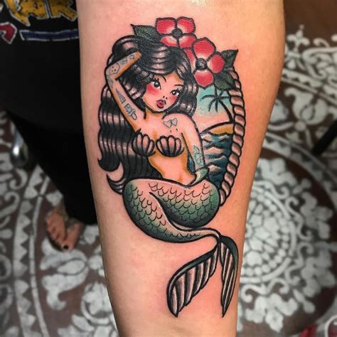 Tattooed Mermaid Tattoo Tattoo Ideas And Inspiration Tatouage