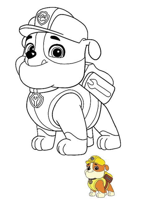 find    printable coloring pages  paw patrol